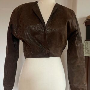 Danier leather Cropped Jacket